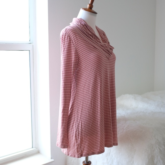 Peach Stripes Top - Picture 2 of 4